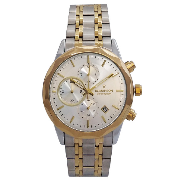 ساعت مچی عقربه‌ای مردانه رومانسون مدل ضدآب بندفلزی کد 290
