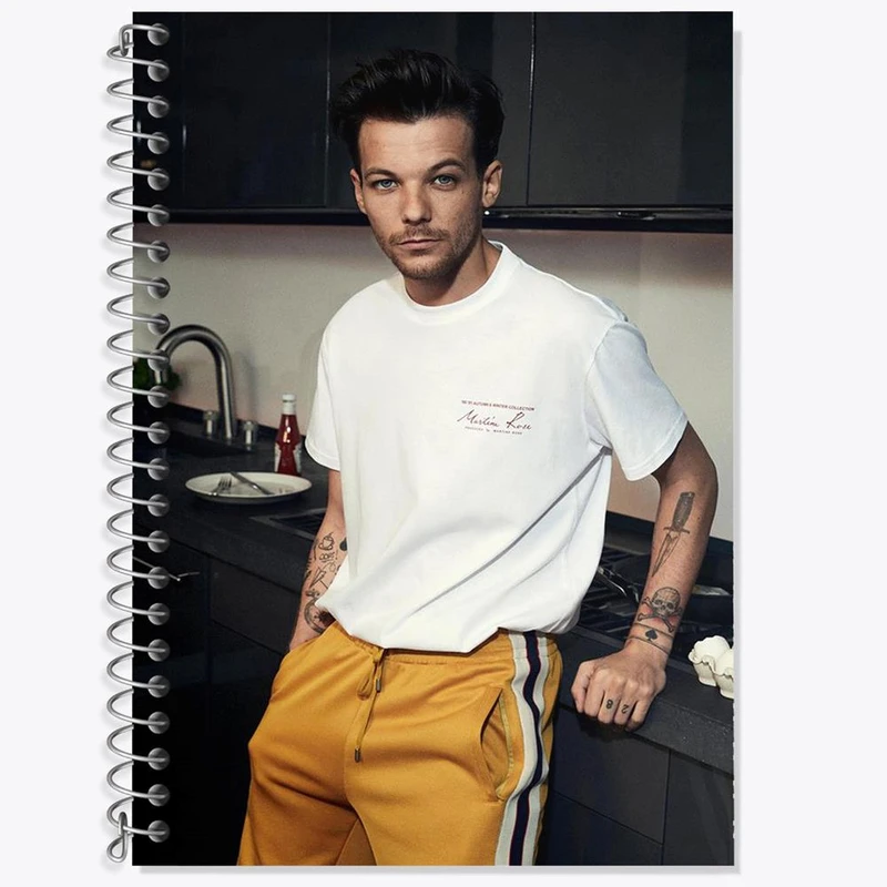 دفتر لغت 50 برگ خندالو مدل لویی تاملینسون گروه موسیقی وان دایرکشن One Direction کد 18890