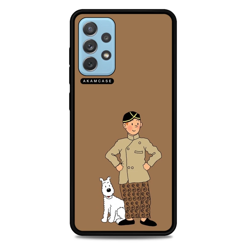 کاور آکام مدل AMC-WSGA72-TINTIN-23 مناسب برای گوشی موبایل سامسونگ Galaxy A72