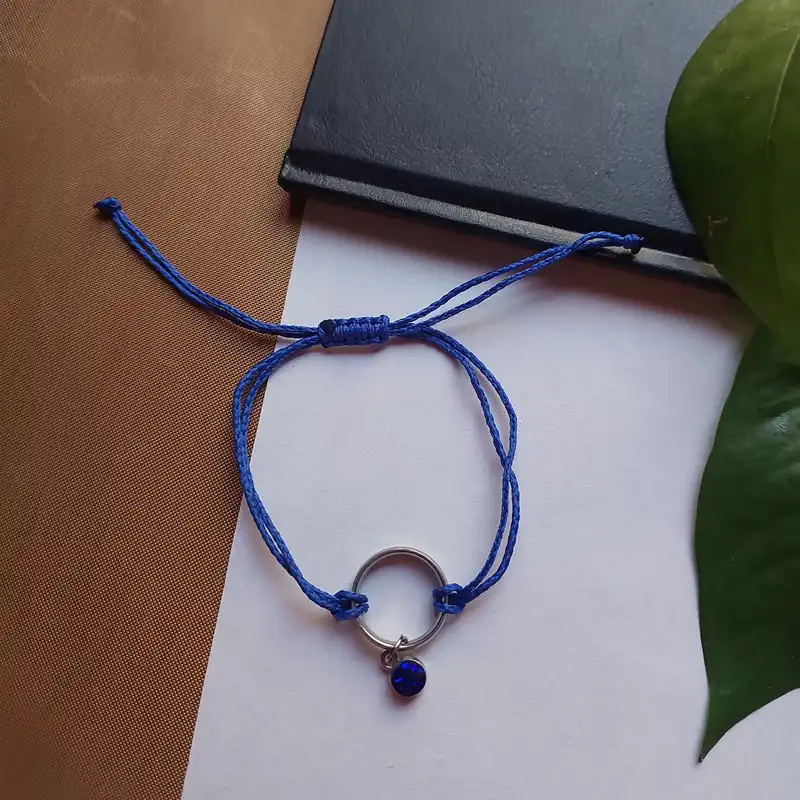 دستبند زنانه مدل بندی طرح حلقه کد HC362