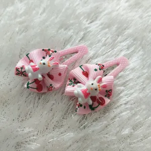 گیره مو دخترانه مدل خرگوش بسته دو عددی