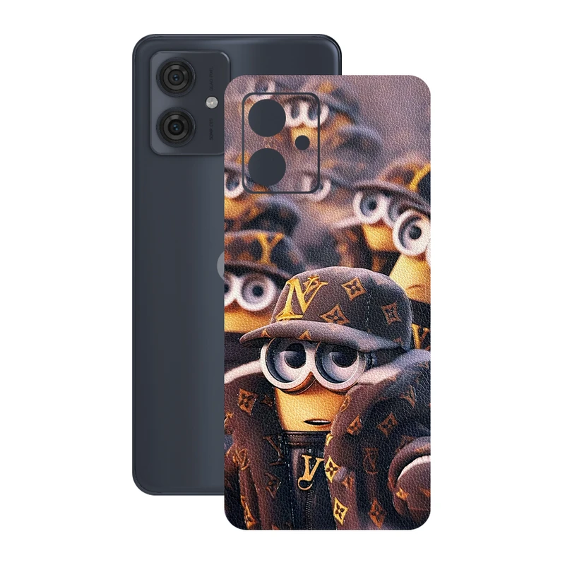 برچسب پوششی ریمکس مدل Leth طرح مینیون مناسب برای گوشی موبایل موتورولا Moto G54