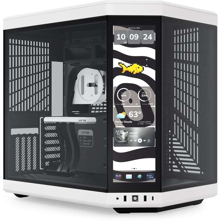 کیس کامپیوتر گیمینگ هایت مدل Y70 TOUCH INFINITE PANDA کیس کامپیوتر گیمینگ هایت مدل Y70 TOUCH INFINITE PANDA