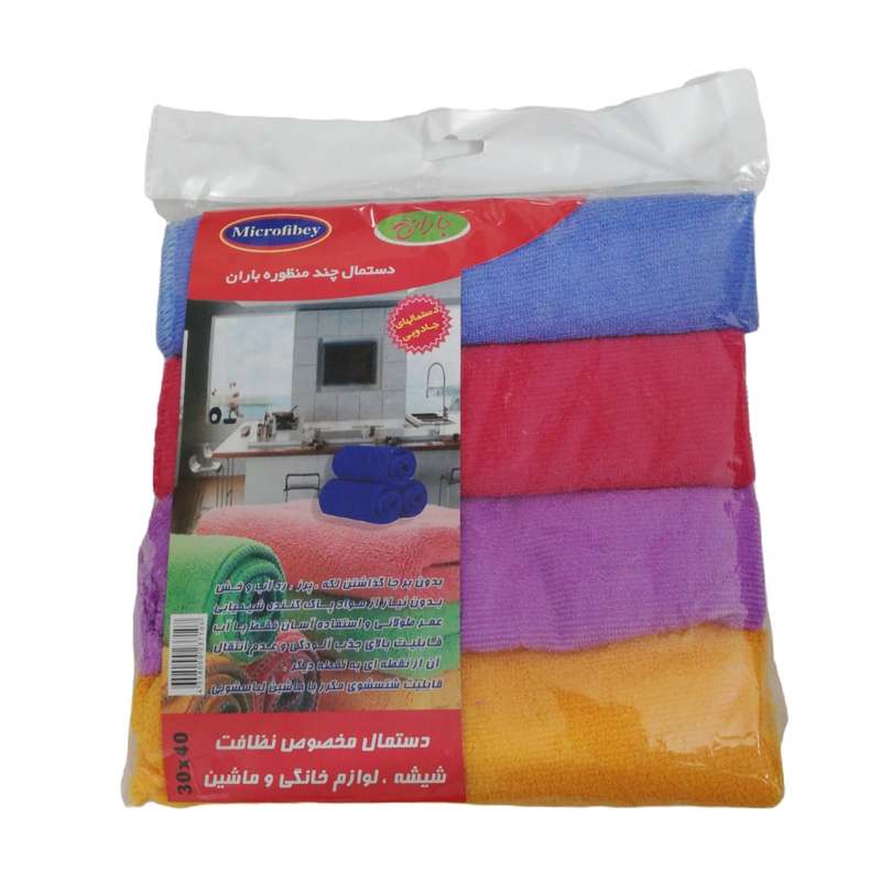 دستمال نظافت مدل اسکای بسته 4 عددی دستمال نظافت مدل اسکای بسته 4 عددی