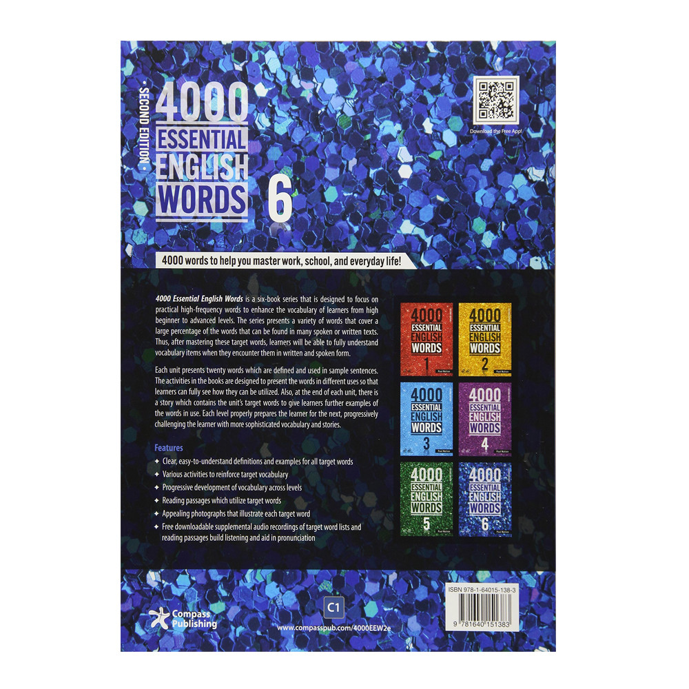 کتاب 4000 Essential English Words اثر Paul Nation انتشارات الوندپویان جلد 6