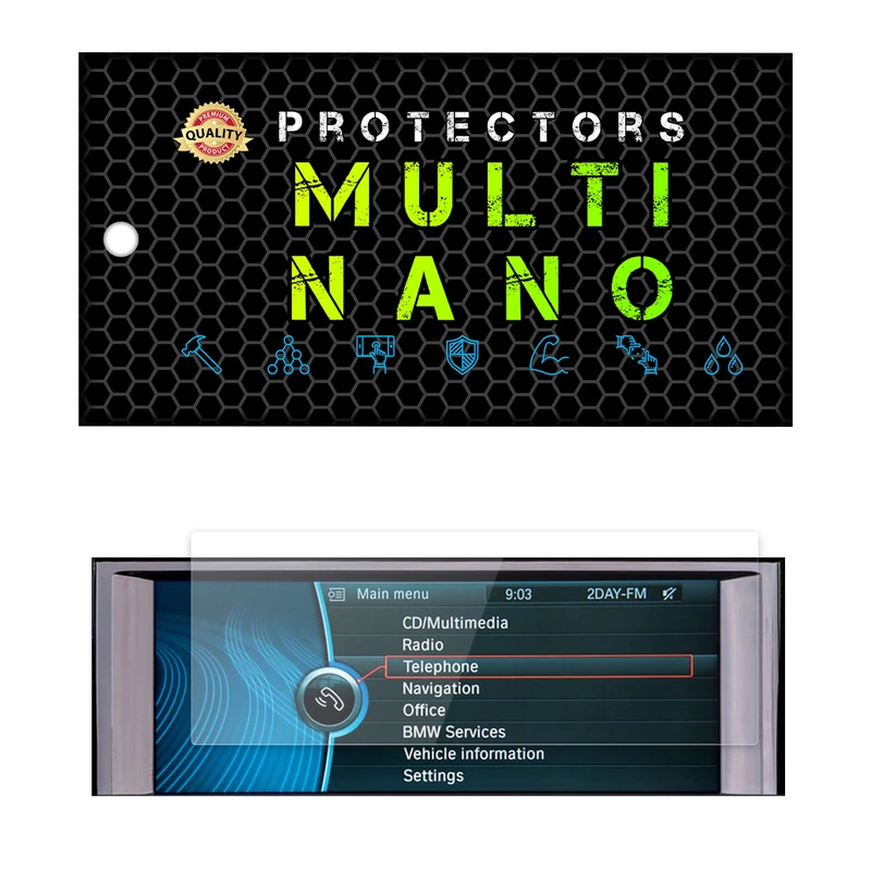محافظ صفحه نمایش خودرو مولتی نانو مدل X-S1N مناسب برای بی ام و Z4 2013
