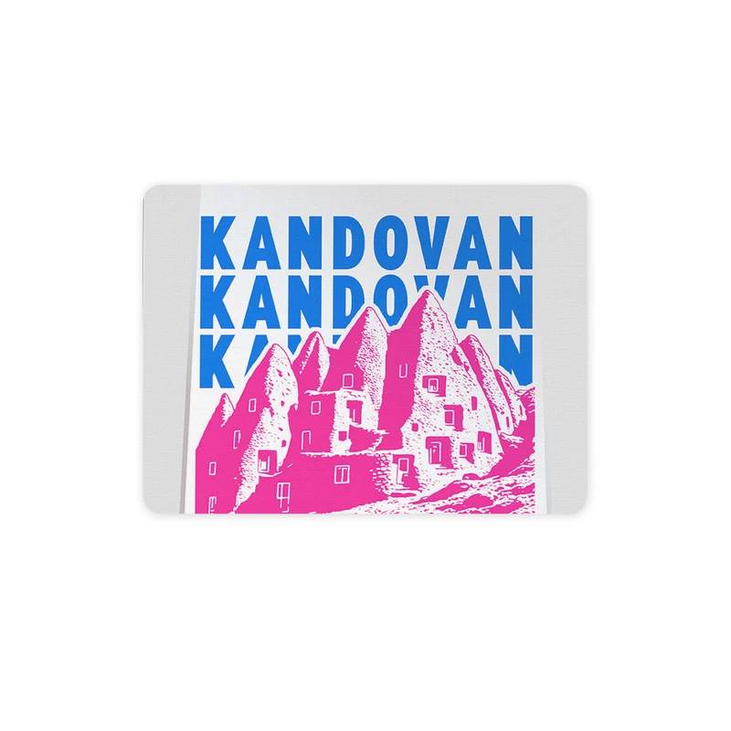 ماوس پد ترمه طراحان ایده مدل نماد روستای کندوان کد map0005 سایز 19*28 سانتی متر