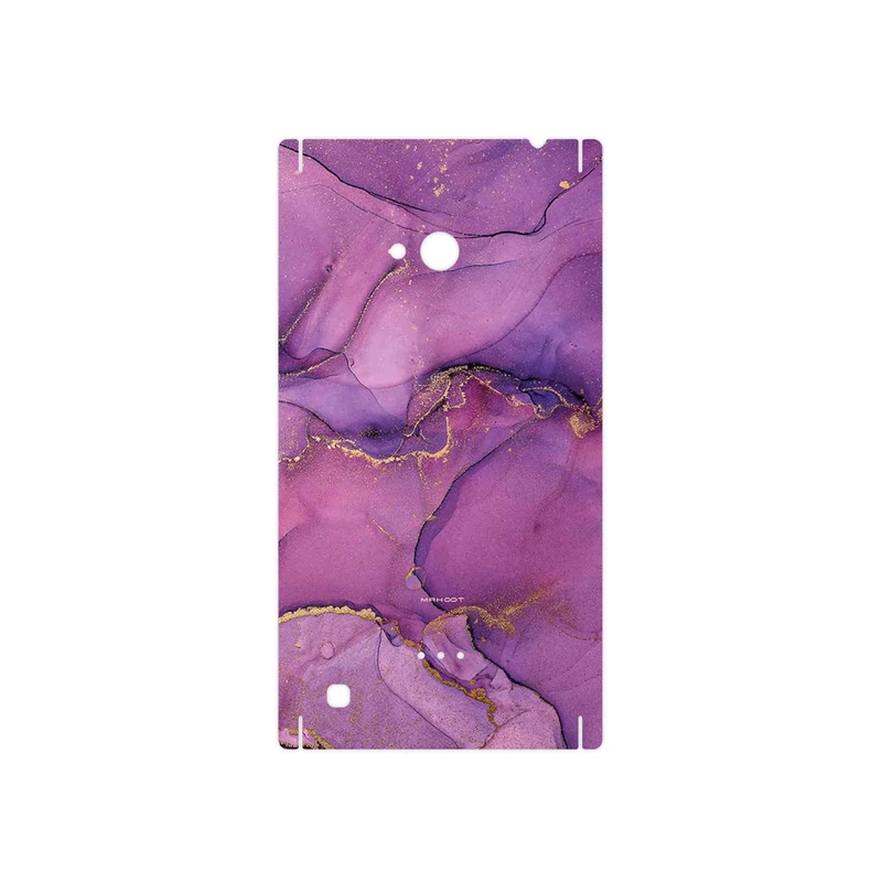 برچسب پوششی ماهوت مدل Purple Marble مناسب برای گوشی موبایل نوکیا Lumia 720