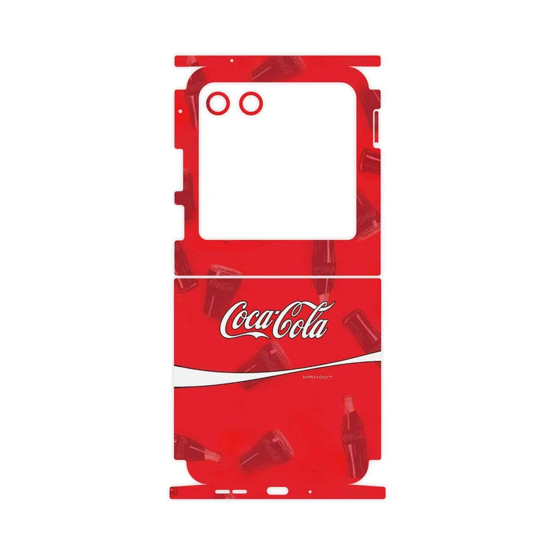 برچسب پوششی ماهوت مدل Coca_Cola_Logo-FullSkin مناسب برای گوشی موبایل موتورولا Razr 40 Ultra