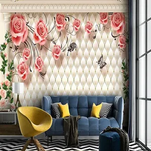پوستر دیواری مدل گل سه بعدی گل رز کد G-3684