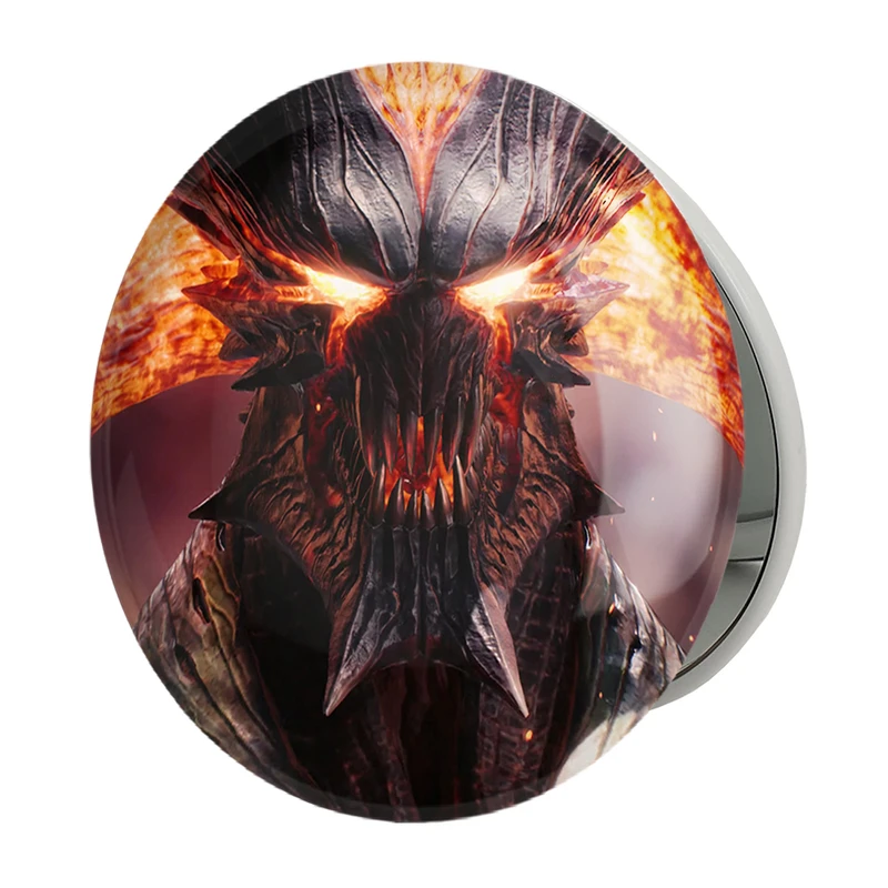 آینه جیبی خندالو طرح بازی دویل می کرای Devil May Cry مدل تاشو کد 30238