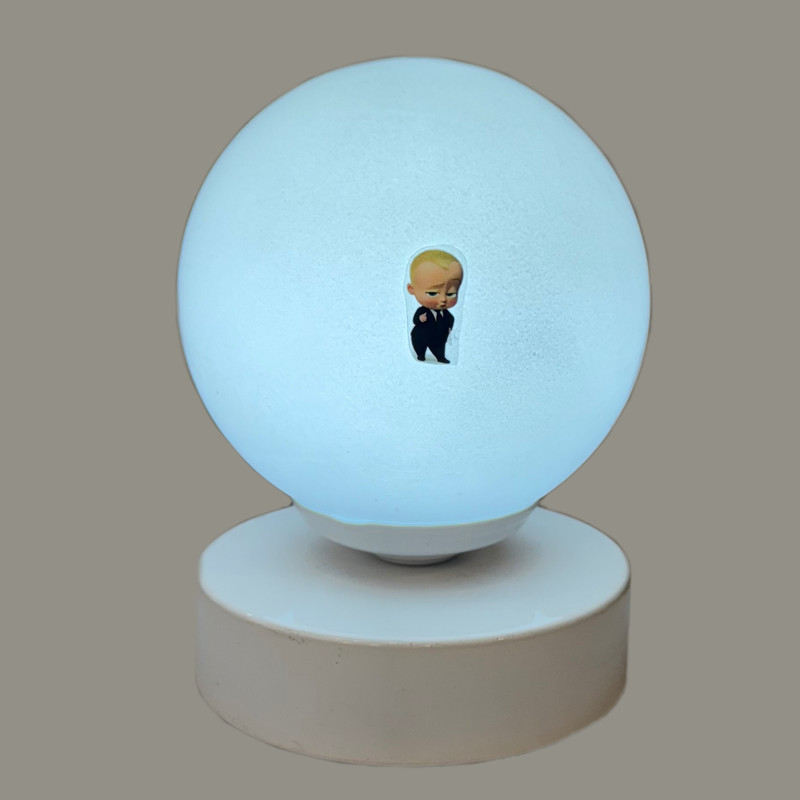 آباژور رومیزی نورهام مدل کودک بچه رییس NHM- BOSSBABY