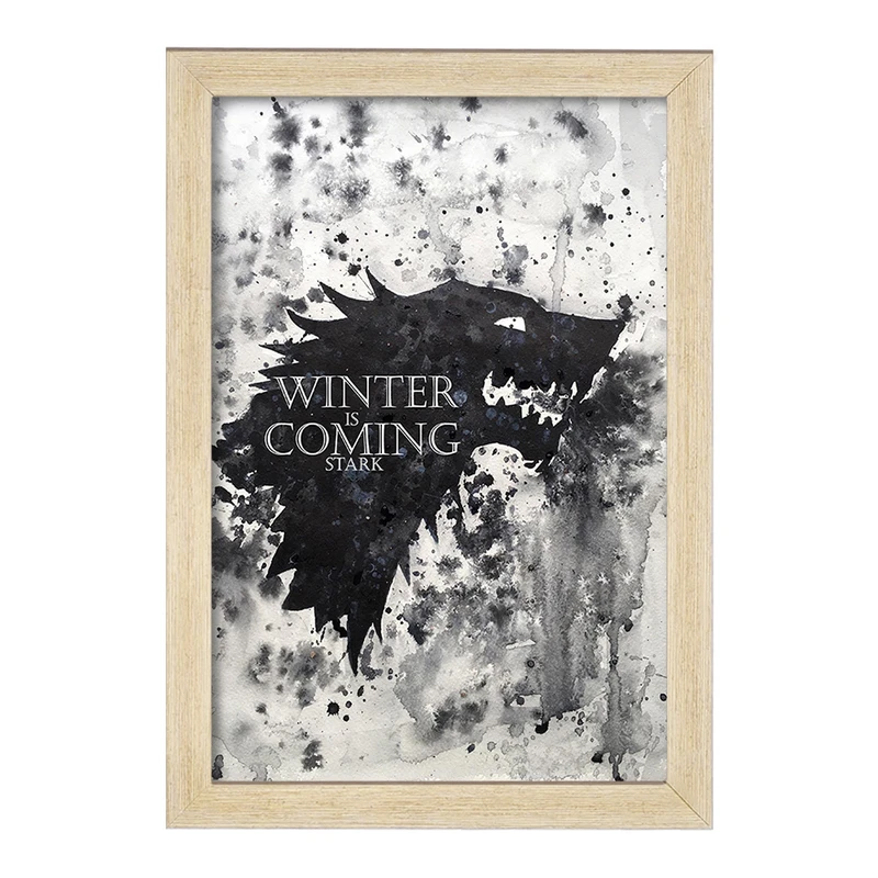 تابلو خندالو مدل زمستان در راه است کد F11372