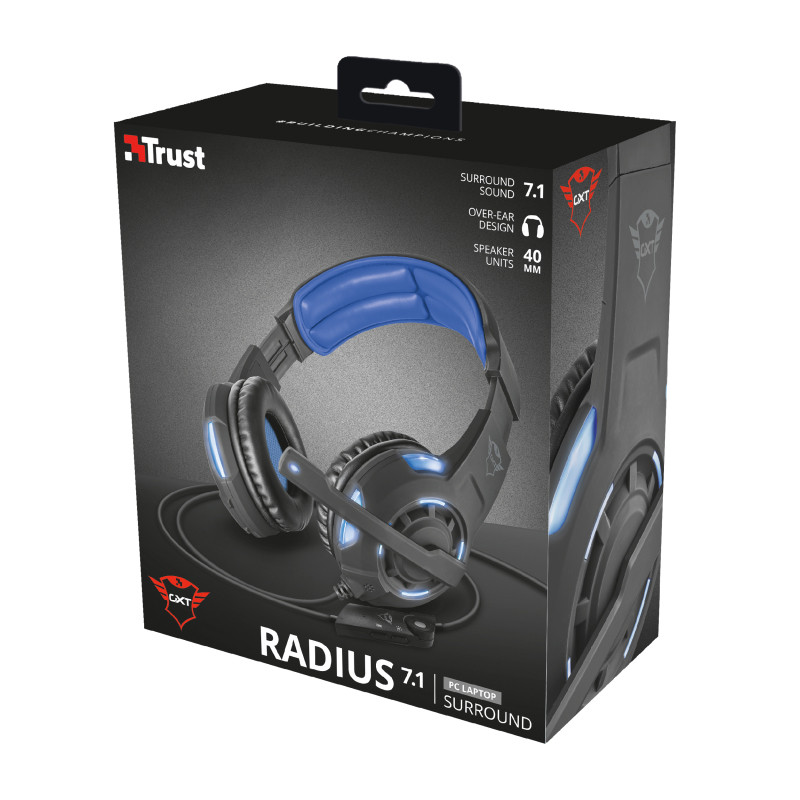 هدست مخصوص بازی تراست مدل GXT 350 Radius 7.1 Surround 2