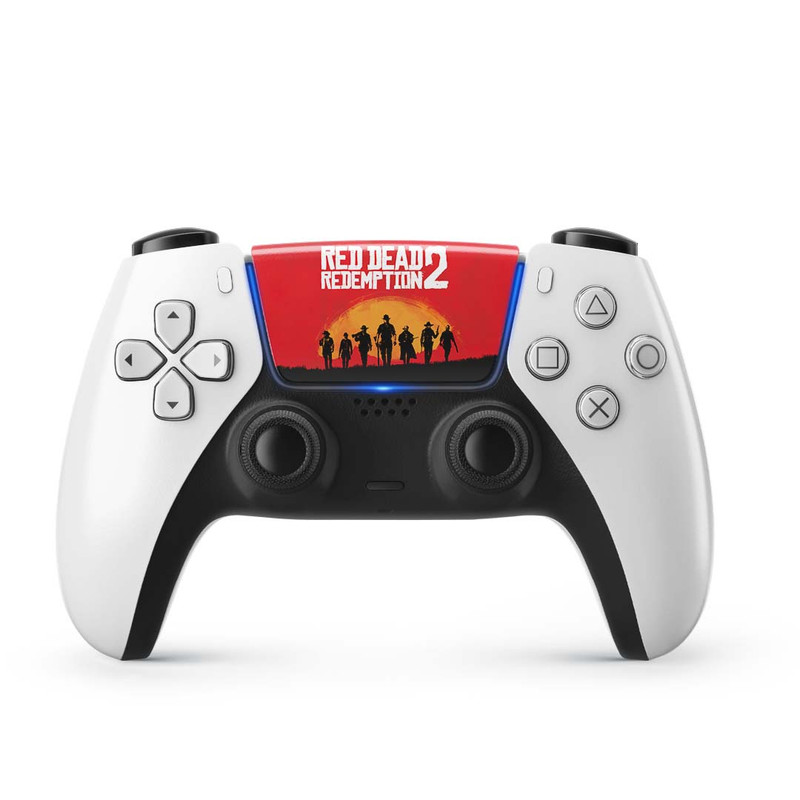 برچسب تاچ پد کنسول پلی استیشن 5 طرح Read dead Redemption 2 Console PS5 مجموعه دو عددی
