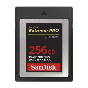 کارت حافظه CFexpress سن دیسک مدل Extreme Pro استاندارد Type B سرعت 1700MB/s ظرفیت 256 گیگابایت