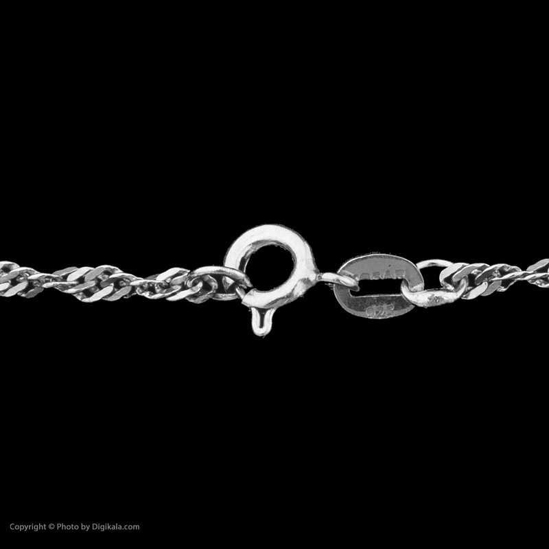 زنجیر نقره زنانه کد 9809 زنجیر نقره زنانه کد 9809