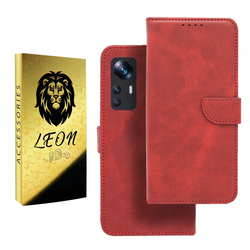 کیف کلاسوری لئون مدل Khoshi Yo مناسب برای گوشی موبایل شیائومی Mi 12t Pro