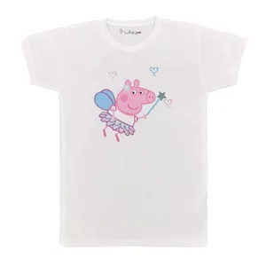 تی شرت بچگانه پرمانه طرح پپا پیگ کد pmt.4749