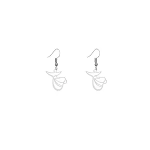 گوشواره نقره زنانه هایکا طرح رقص سماء مدل n.ha614