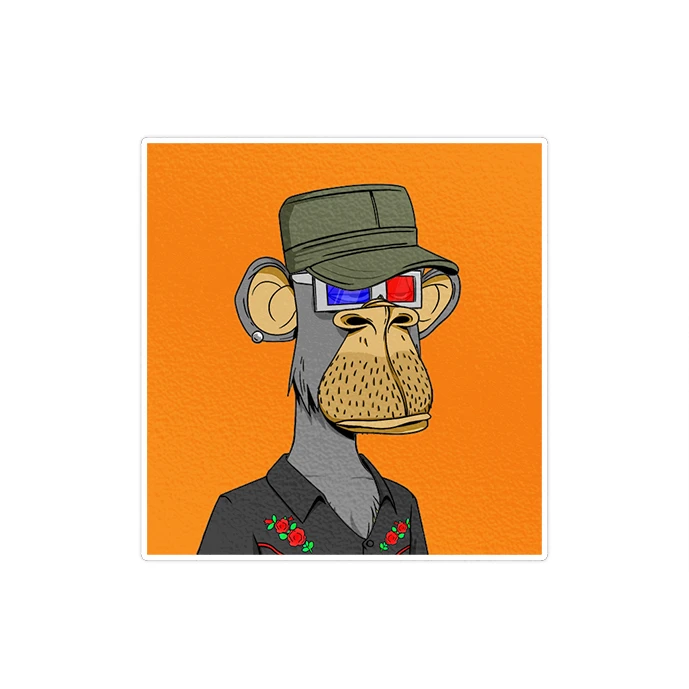استیکر لپ تاپ ماسا دیزاین طرح monkey مدل STK1697