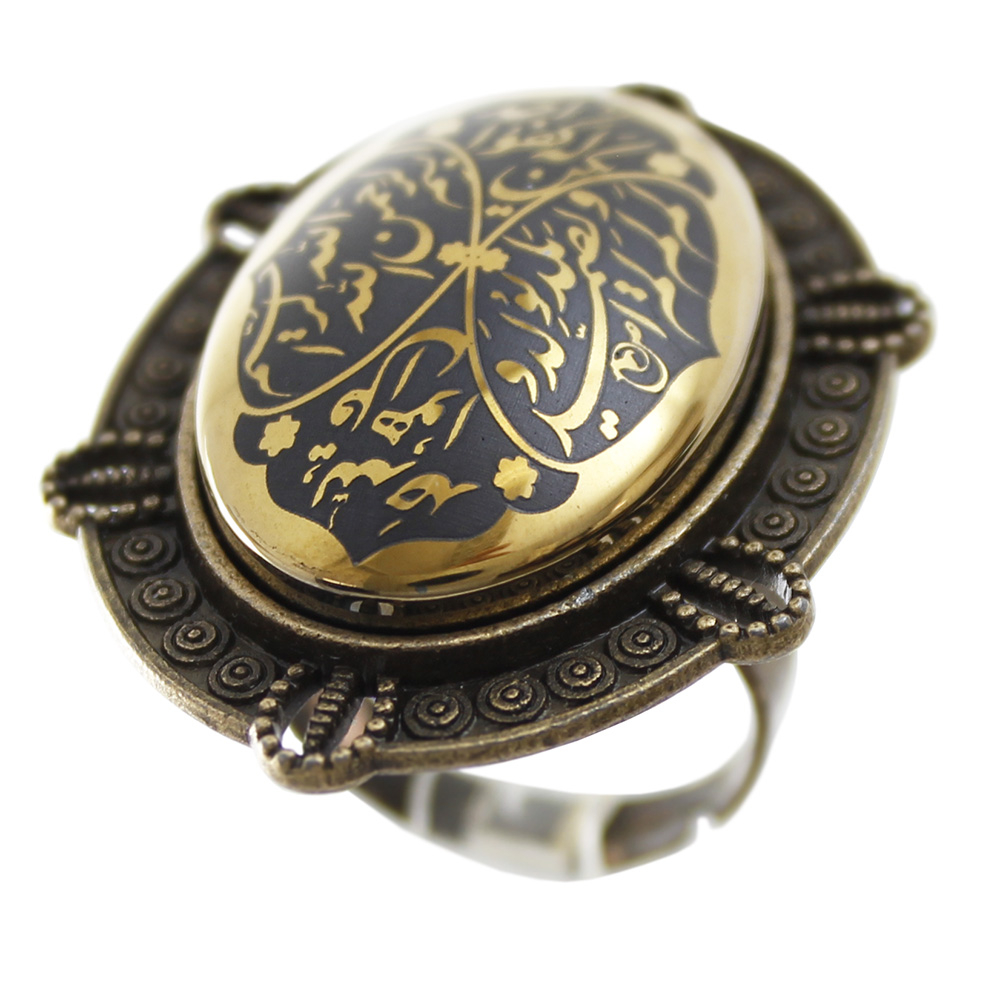 انگشتر زنانه مدل سوره توحید  کد 2017