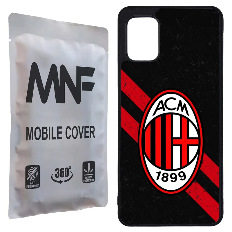 کاور ام ان اف طرح تیم AC Milan کد P-241 مناسب برای گوشی موبایل سامسونگ Galaxy A31