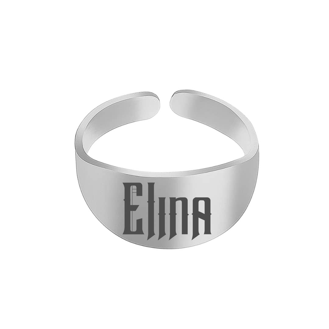 انگشتر نقره زنانه ترمه 1 مدل الینا کد 027 RSIL