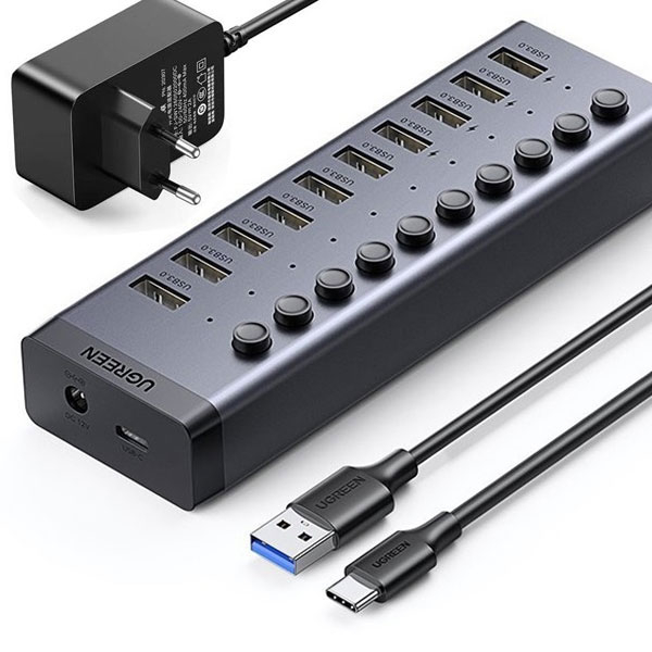 هاب 10 پورت USB یوگرین مدل UG-30778