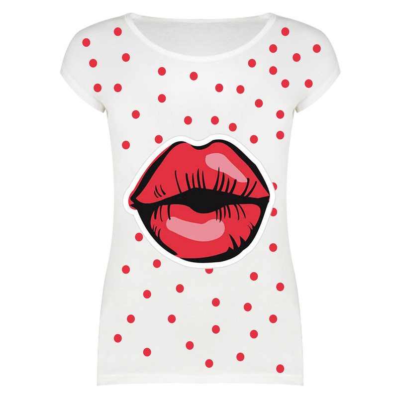 تی شرت آستین کوتاه زنانه مدل 2002