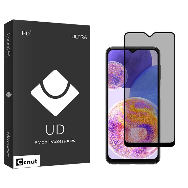محافظ صفحه نمایش حریم شخصی کوکونات مدل UDB مناسب برای گوشی موبایل سامسونگ Galaxy A23