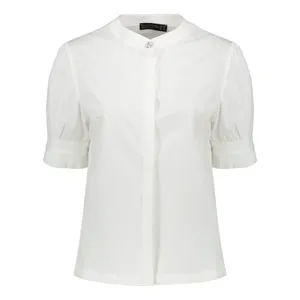 شومیز آستین کوتاه زنانه برنس مدل آوین