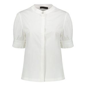 شومیز آستین کوتاه زنانه برنس مدل آوین رنگ سفید