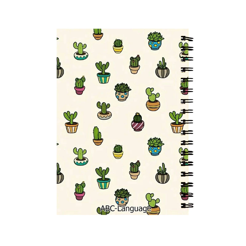دفتر زبان طرح کاکتوس کد D-6000