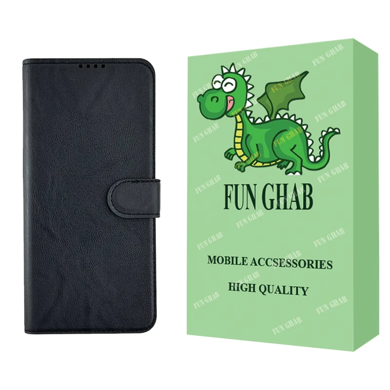 کیف کلاسوری فان قاب مدل چرمی مناسب برای گوشی موبایل وکال V0 / V0 plus