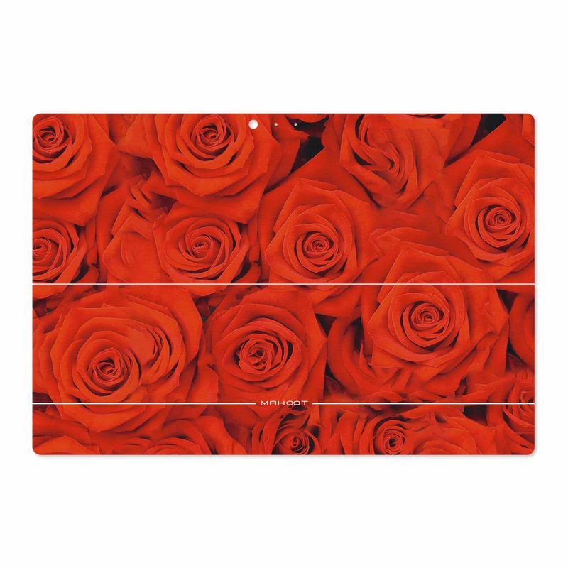 برچسب پوششی ماهوت مدل Red-Flower مناسب برای تبلت مایکروسافت Surface Pro 3 2014