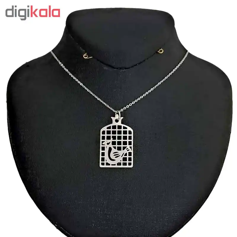 گردنبند طلا 18 عیار زنانه الن نار مدل مرغ آمين LN2151