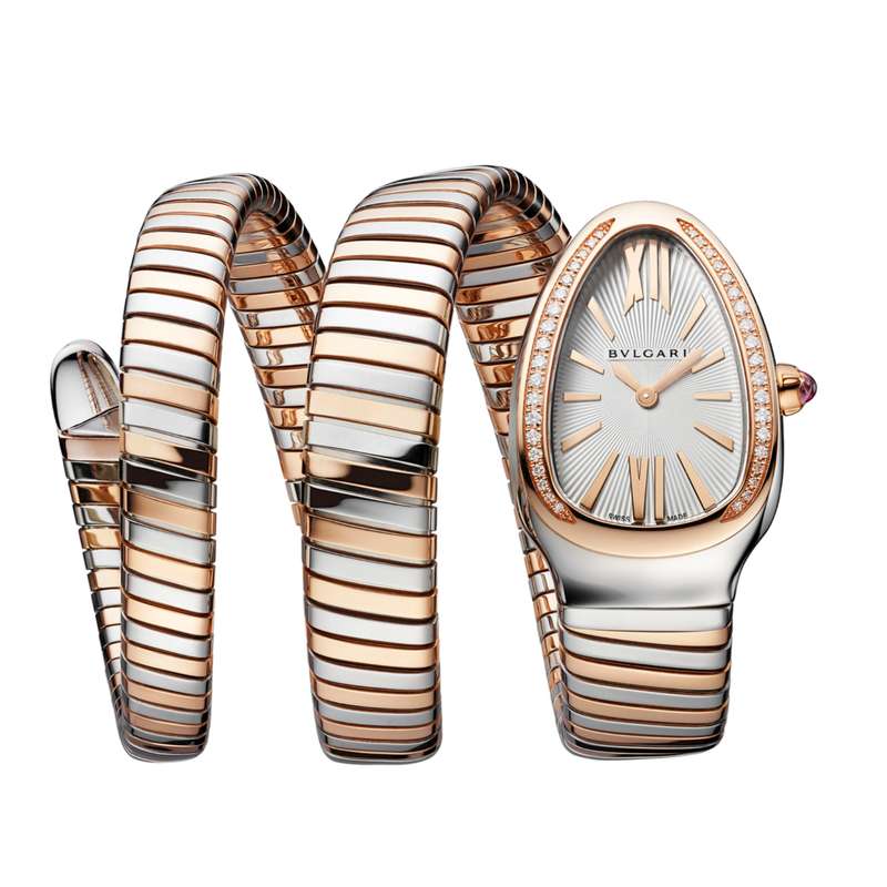 ساعت مچی عقربه ای زنانه بولگاری مدل snake RS دور نگین ساعت مچی عقربه ای زنانه بولگاری مدل snake RS دور نگین