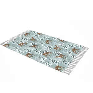 شال مبل طرح زمستان کد Q2SH1069 سایز 98x180 سانتی متر
