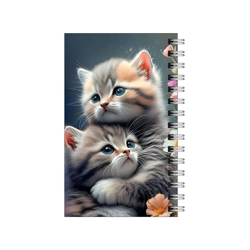 دفترچه یادداشت مدل to do list طرح پیشی های  رمانتیک کد 2180767