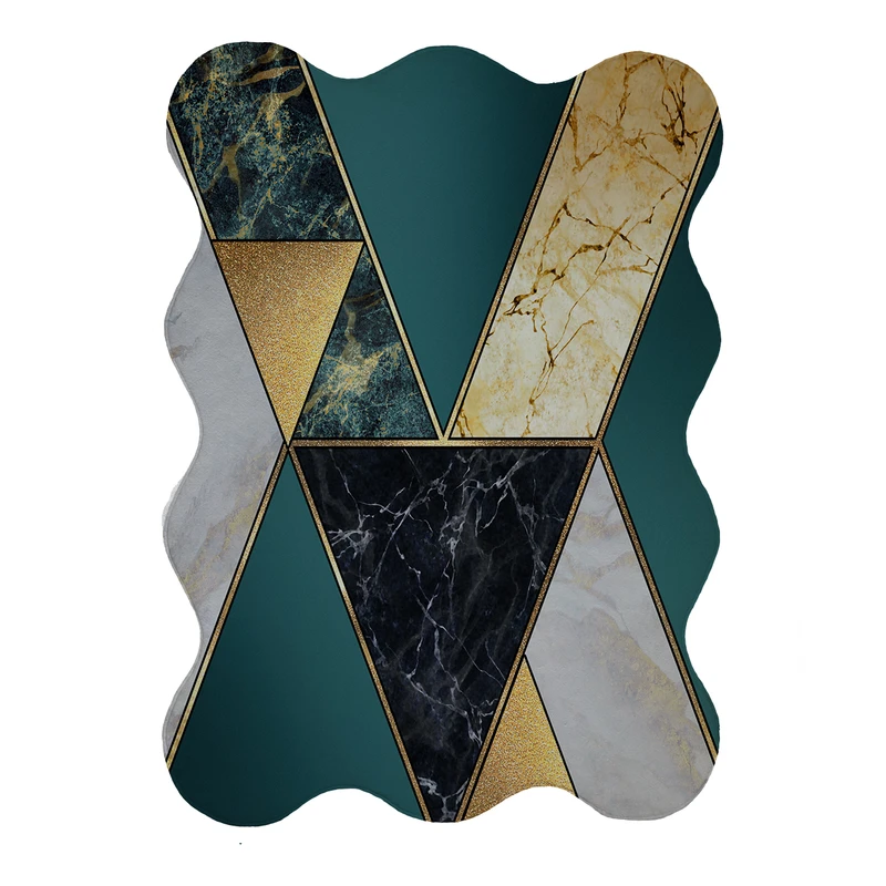 پادری مدل دالبر طرح سنگ کد 8601 سایز 80x110 سانتی متر 