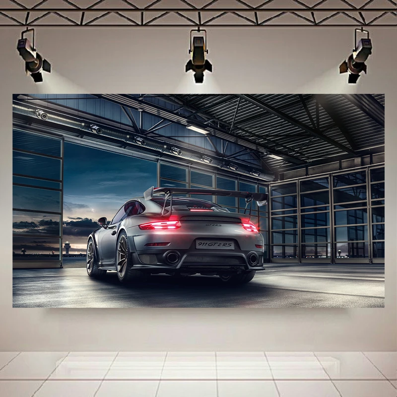 تابلو شاسی طرح ماشین مدل پورشه 911-GT2RS کد AR7400