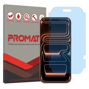 Promate Resistant model matte anti blue ray screen protector suitable for Apple iPhone 17 Pro Mobile phone 