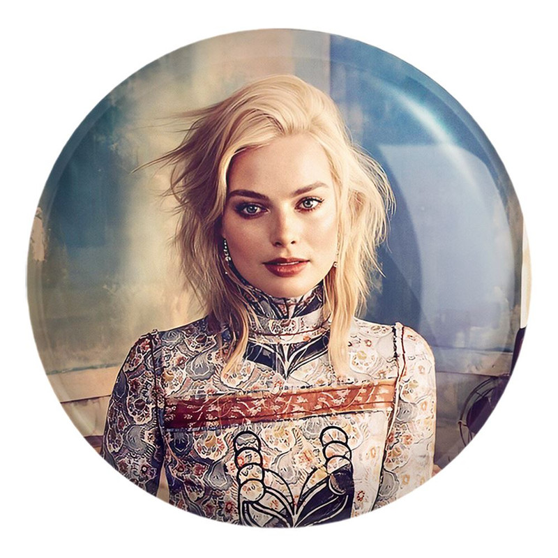پیکسل خندالو طرح مارگو رابی Margot Robbie کد 3856 مدل بزرگ