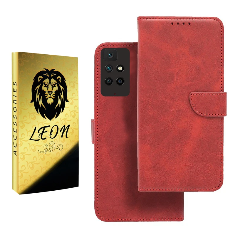 کیف کلاسوری لئون مدل Khoshi Yo مناسب برای گوشی موبایل شیائومی Redmi 10