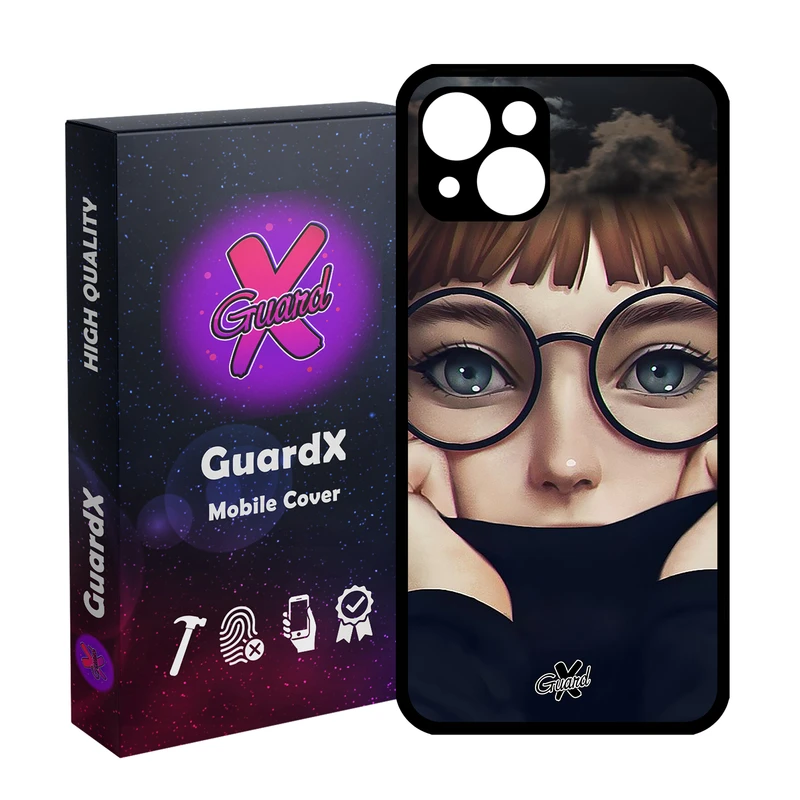 کاور گارد ایکس طرح Girl مدل Glass10040 مناسب برای گوشی موبایل اپل iPhone 13