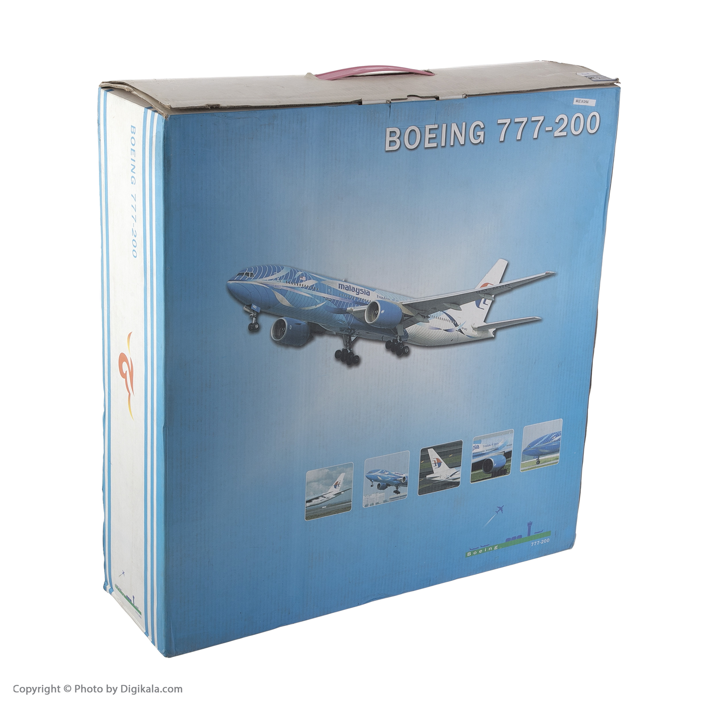 ماکت هواپیما مدل بویینگ B777-200 مالزی کد 3413