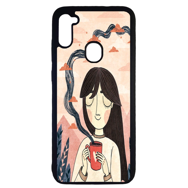 کاور طرح دختر کد 110646 مناسب برای گوشی موبایل سامسونگ galaxy a11