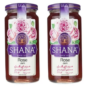 مربا گل محمدی شانا - 315 گرم بسته 2 عددی