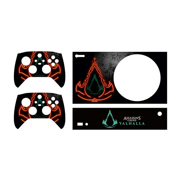 برچسب کنسول بازی  Xbox series s توییجین وموییجین مدل Assassins creed کد 01 مجموعه 4 عددی